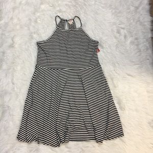 Plus size halter top dress